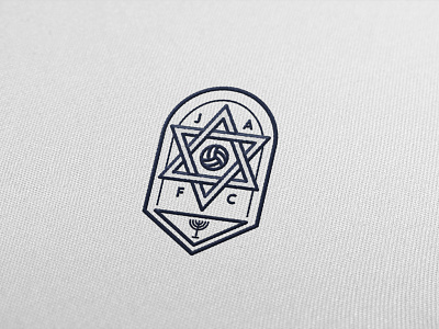 Football Badge badge football judaism logo religions