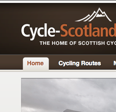 The home of Scottish... brown cycling mountains orange scotland sneak peek tabs white