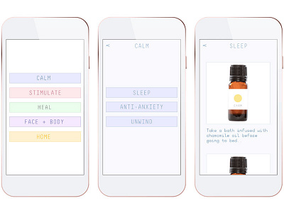 Aromatherapy app comps app aromatherapy comps