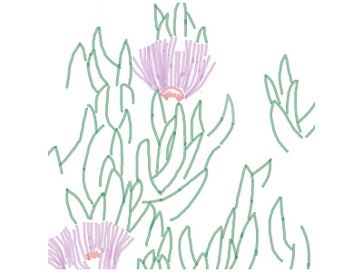 Purple plant illustration