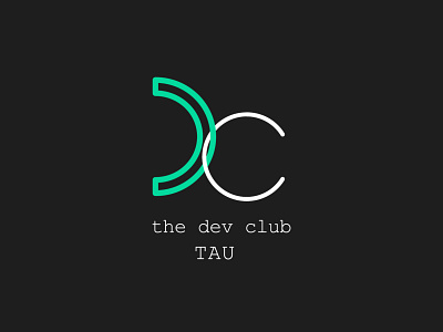 THE DEV CLUB branding computer design development logo logodesign logotype tech university vector