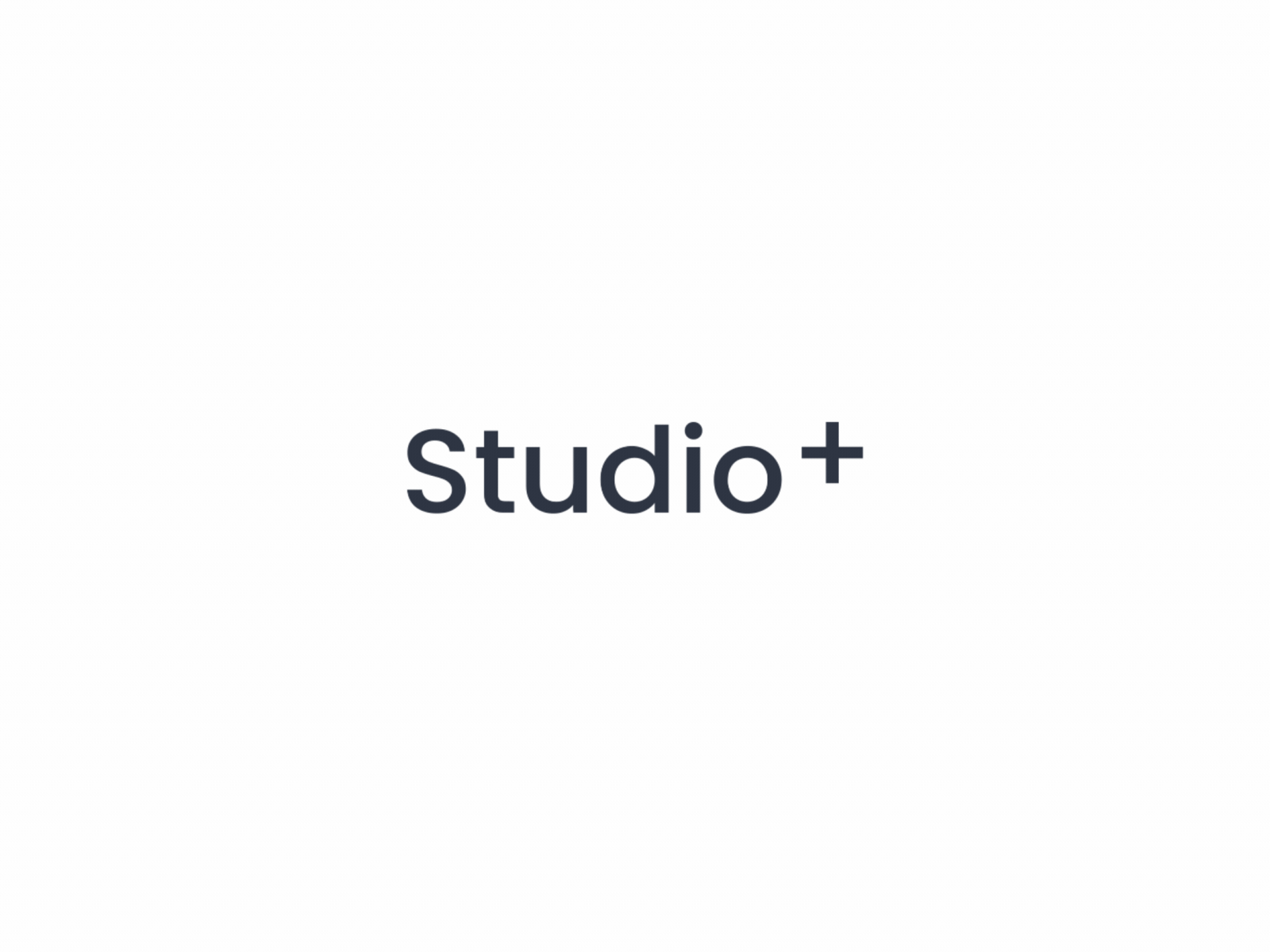 Studio+ Logo animation