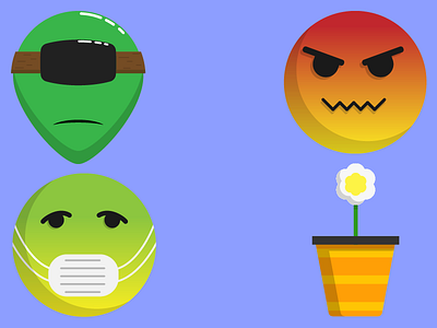 One of Us Doesn't Go With the Others 2d art emoji illustration illustrations illustrator