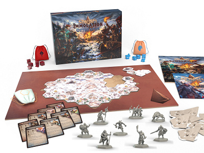 Tabletop Board Game 3D Render 3d gaming graphic design tabletop gaming