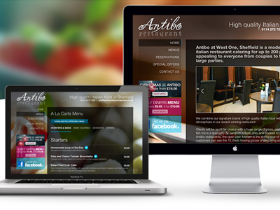 Antibo Restaurant Website