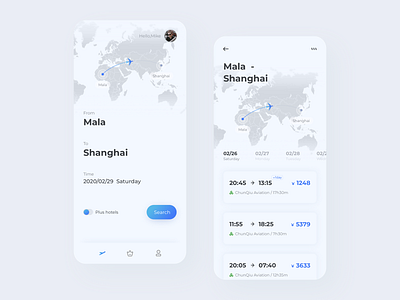 Book a flight ticket app flight ticket ui