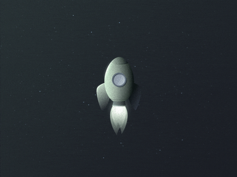 Space rocket animation rocket space