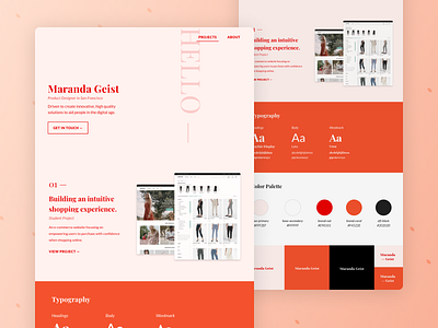 Portfolio Style Guide v2 (2019) branding design portfolio portfolio design style guide styleguide typography ui ux web website website design