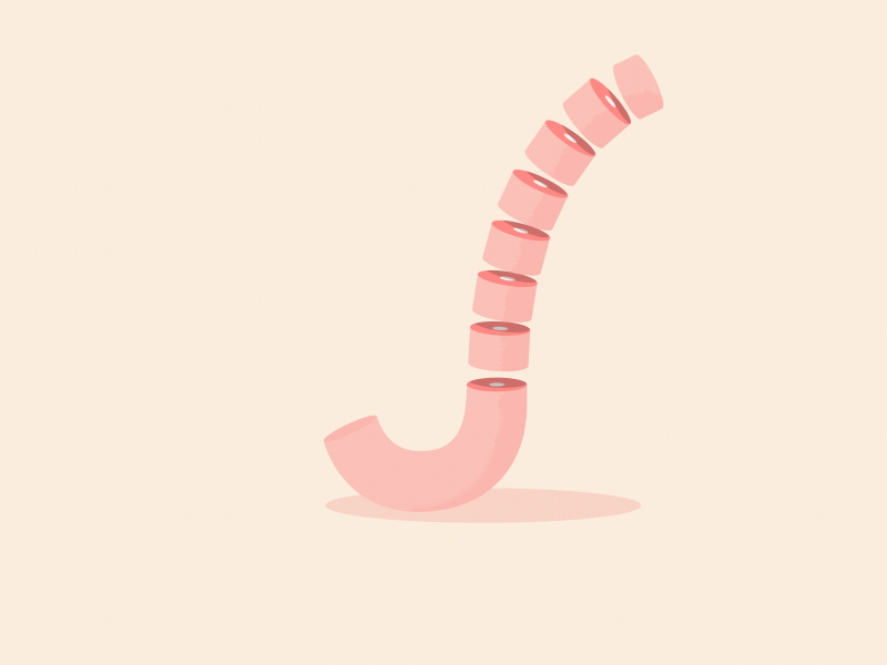 J 36daysoftype 36daysoftype j animation animation 2d bones gif illustration illustrator letter meat motion slice sliced vector vector art