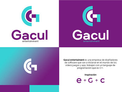 Gacul entertainment brand brand identity branding diseño gráfico logo logotipo marcas tech tech logo