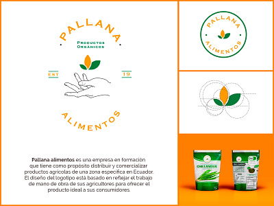 Pallana alimentos propuesta de diseño de logotipo