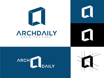 ASCHDAILY propuesta de logo arquitecture brand identity logo design logotipo logotype