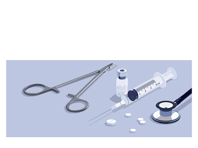 Medical Products Illustration app design illustration