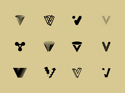 Vertex Logo branding branding design concept design dimensional form identity logo sketch studio v vertex visual visual identity
