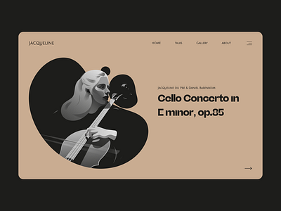 Illustration cello design female character flat graphic illustration illustrator music musician portrait vector web