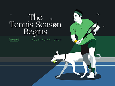 Illustration Tennis