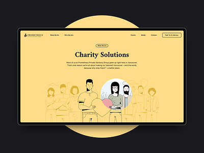 Prometheus — Solutions app branding clean creative design logo minimal ui ux website