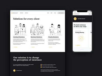 Prometheus — Home Page brand design inspiration interaction ui uidesign ux uxdesign web website