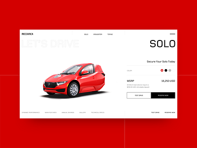 Meccanica — Promo Page brand design inspiration interaction ui ui design ux ux design web web design