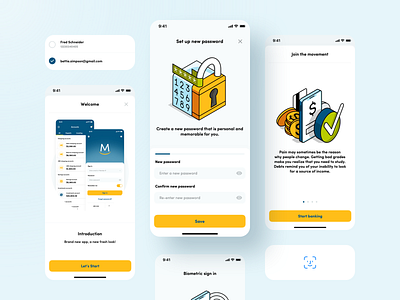 MCU Mobile App app app design bank bank card banking concept credit card debit card finance finance app fintech management management app mobile banking money app online bank ui ux