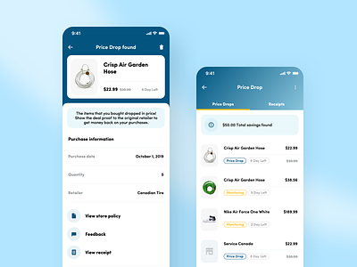 UI Design for Meridian's Mobile Banking App