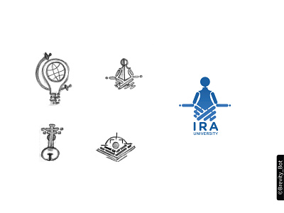 IRA University - Education & Training Logo Design books branding design education logo logo logodesign minimal morse code ui university logo ux vector