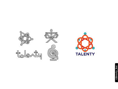 Talenty - Legal Talent Management Company Logo Design branding corporate design illustration lawyer logo logodesign minimal paralegal talent management ui ux vector