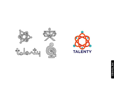 Talenty - Legal Talent Management Company Logo Design