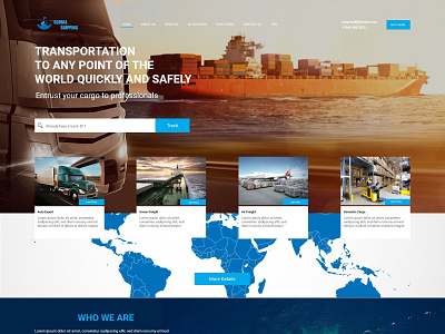 Cargo Shipping Company Branding