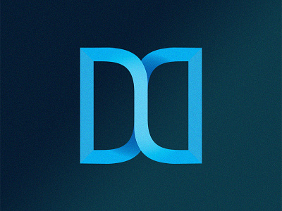 Double D Logo branding design gradient illustrator logo photoshop