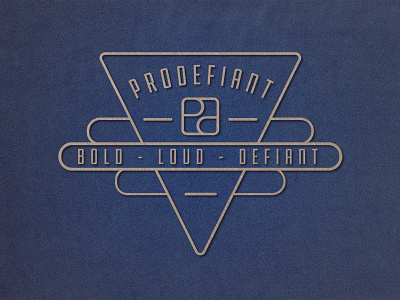 Vintage Style Prodefiant Logo