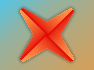 X Logo brand branding creative creativity gradient graphicdesign illustrator logo orange photoshop
