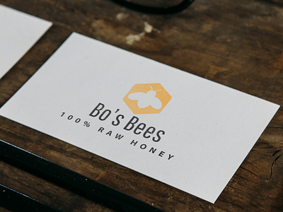 Bo's Bees Logo Mock-up