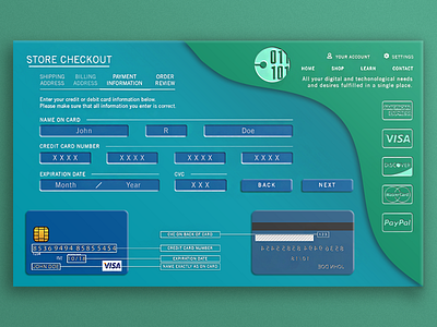 Checkout Payment Page Design