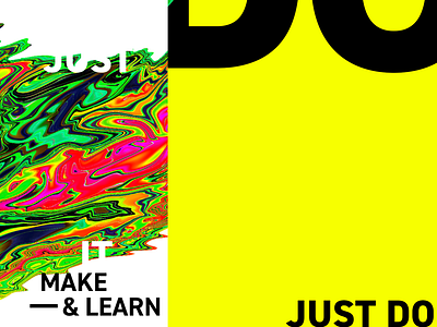 Poster 010 | Sneak_Peak 2018 abstract adobe art color design graphic just do it nike photoshop poster typography