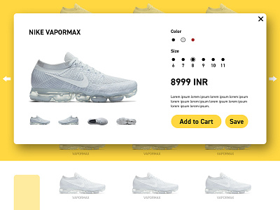 UI - Personal Project | NIKE VAPORMAX