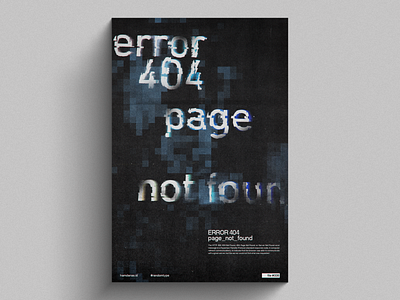 404 design typography