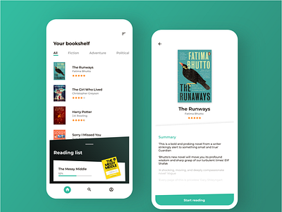 Book reading app design e book e books icon mobile mobile ui mobileui typography ui uiux ux ux ui