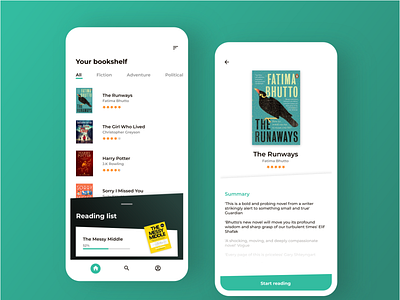 Book reading app