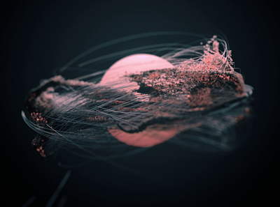 Life’s flowing path c4d cgi cycles4d motion design motiongraphics xparticles