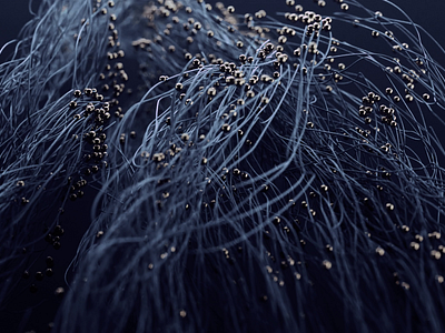 Part of LifesFlowingPath Video c4d cycles4d motion design render xparticles