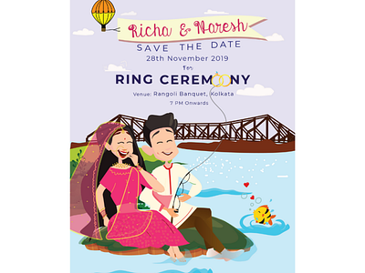 The Howrah Couple illustration