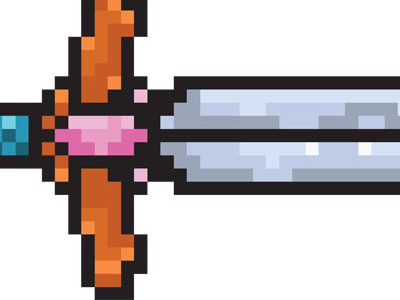 Schwert pixel schwert sword