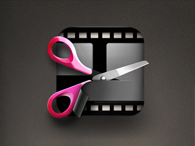 Edit Video Icon edit film icon scissors video