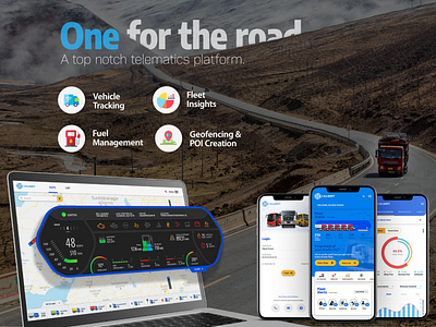 Telematics Solution 2020 2020 trend automobile fleet fleet management mobile ui photoshop solutions telematics trucking trucks typography ux uxdesign web ui web ui ux webdesign