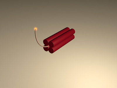 Explotion 3d 3d animation bomb cinema4d maxon motiongraphic