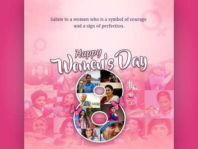 Woman's Day 2020 Social Media post design woman woman illustration womans day