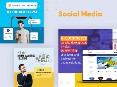 social media banners banner banner ad branding design illustration socialmedia ui