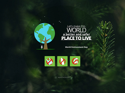 Environment Day 2020 app branding design icon illustration logo typography vector web