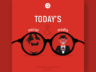 Today's Social & Media creativity design homepage illustration logoinspirations mobile